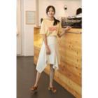 Handkerchief-hem A-line Dress