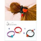 Colored Heart Hair Tie