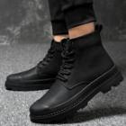 Genuine-leather Fleece-lined Desert Boots