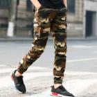 Gather Cuff Side-pocket Tapered Pants