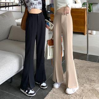 Mid Waist Bootcut Pants