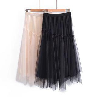 Overlay Sheer Skirt