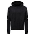 Elbow-cutout Knit Hoodie