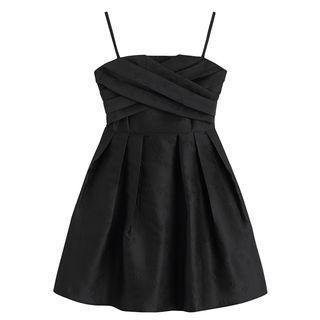 Spaghetti Strap A-line Mini Cocktail Dress