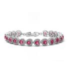 Cz Heart Bracelet