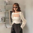 Set: Cropped Sweater + Tube Top