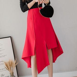 Irregular A-line Fishtail Skirt