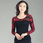 Long-sleeved Printed T-shirt