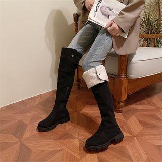 Folded Cuff Tall Boots