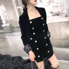 Sequined Jacket / Buttoned Playsuit