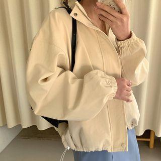 High-neck Blouson Jacket
