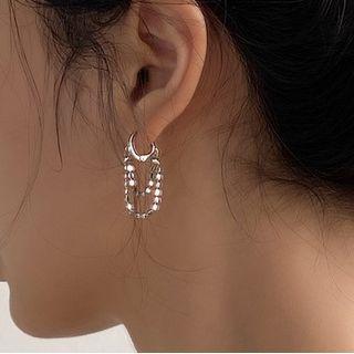 Layered Chain Hoop Earring