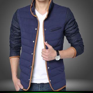 Color Block Down Jacket