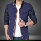 Color Block Down Jacket