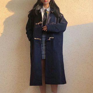 Toggle Coat Navy Blue - One Size
