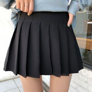 Pleated Mini-skirt