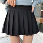 Pleated Mini-skirt