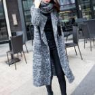 Long Cardigan With Scarf