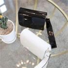 Flap Patent Clutch With Wristlet