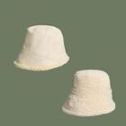 Reversible Fleece-lined Faux Suede Bucket Hat