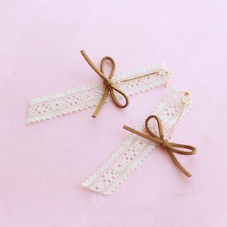Bow Drop Earring / Choker