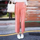 Cropped Straight Leg Pants