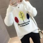 Leaf Patterned Sweater