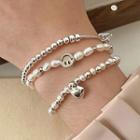 Freshwater Pearl Alloy Bangle (various Designs)