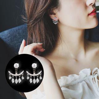 Rhinestone Drop Ear Jackets