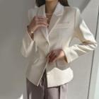 Single-breasted Structured Blazer