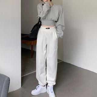Puff-sleeve Sweatshirt / Sweatpants / Set