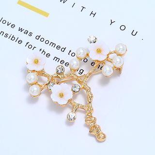 Flower Chain Brooch As Shown In Figure - One Size