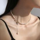 Faux Pearl Drop Necklace / Bracelet