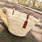 Woven Shoulder Bag Off-white - One Size