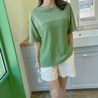 Two-tone Boxy T-shirt