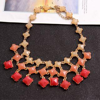 Gradient Statement Necklace