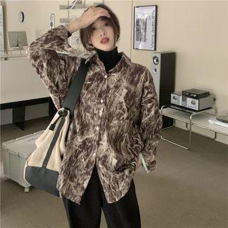 Tie Dye Shirt Brown - One Size