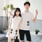 Couple Matching Short-sleeve Polo Shirt / Shorts / Sleeveless Polo Dress