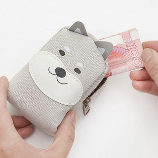Dog Canvas Coin Purse