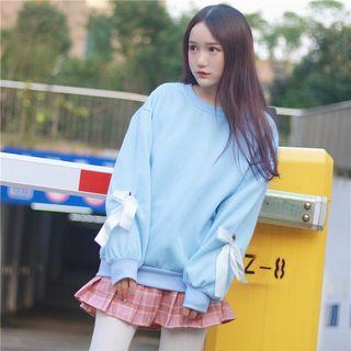 Tie Sleeve Pullover