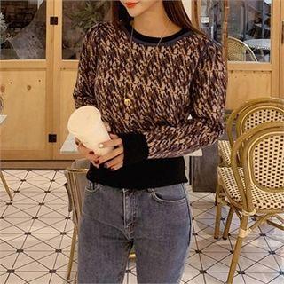 Pattern Ringer Short Sweater