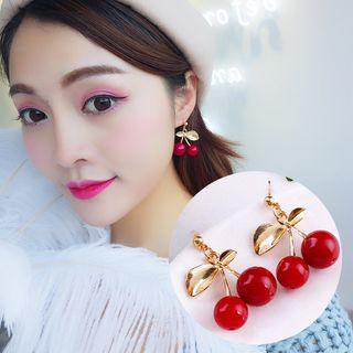 Cherry Accent Drop Earrings