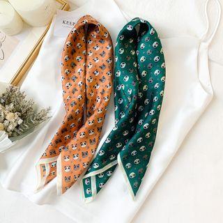 Panda Print Neck Scarf
