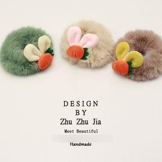 Rabbit Ear Chenille Hair Tie