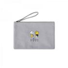 Kiitos Series Embroidered Wristlet Clutch Cloud & Sun - Gray - One Size