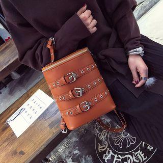 Eyelet Detailed Shoulder Bag