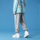 High-waist Cartoon Print Sweatpants