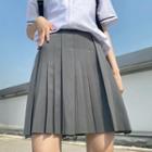 Pleated Mini Skirt (various Colors)