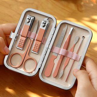 Stainless Steel Manicure Kit As Shown In Figure - One Size