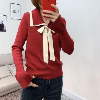Layered Collar Sweater